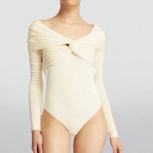 KHAITE Cibo Off-the-Shoulder Bodysuit